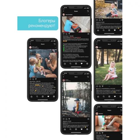 Горшок складной дорожный и насадка на унитаз HandyPotty от ROXY-KIDS с тремя пакетами, цвет сиреневый