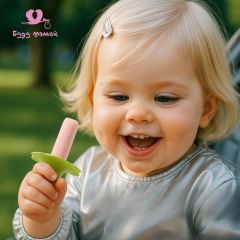 Палочки для прорезывания зубов фруктово-овощные с удобной ручкой, 6м+